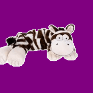 Magnetron knuffel Hot pak- Zebra